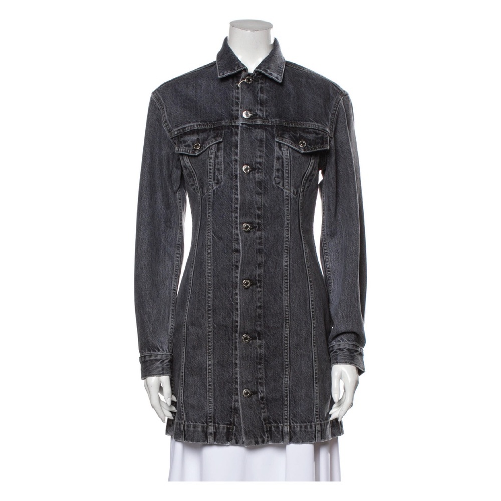 HELMUT LANG BLACK DENIM DRESS